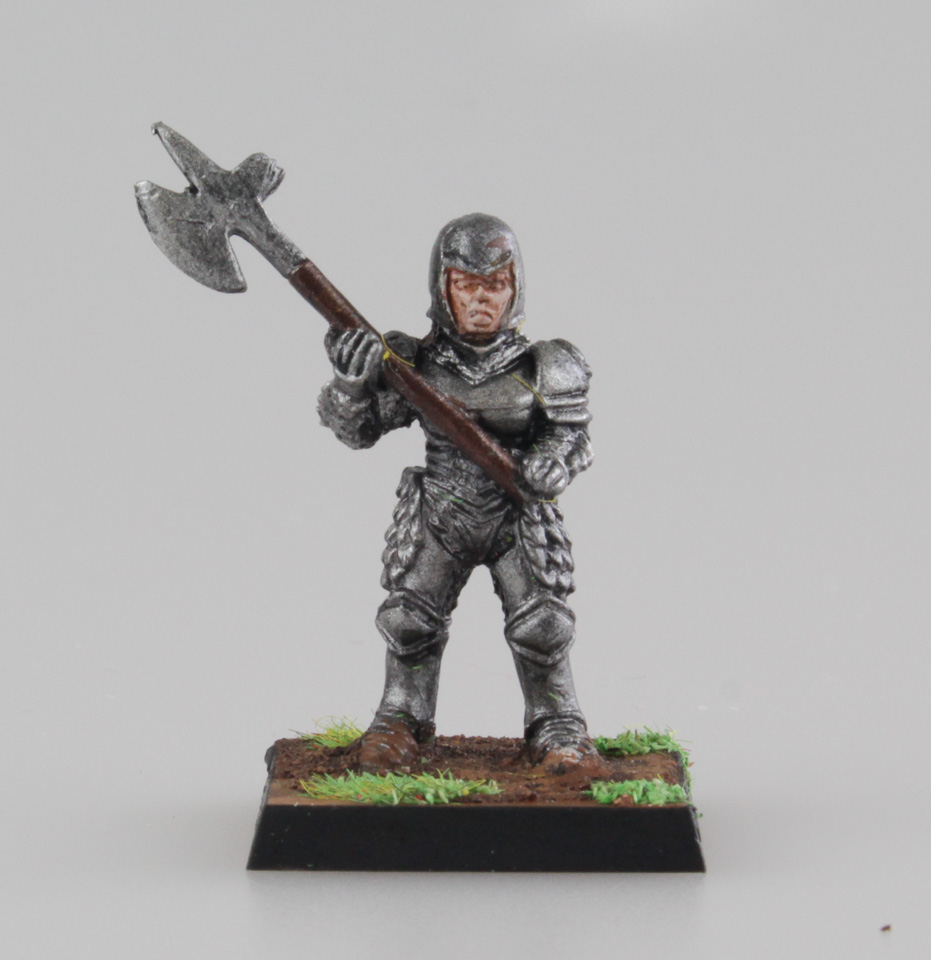 Armoured Human Warrior 3 - Battlezone Miniatures