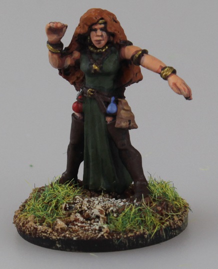 Adventurer Female Sorceress - Battlezone Miniatures